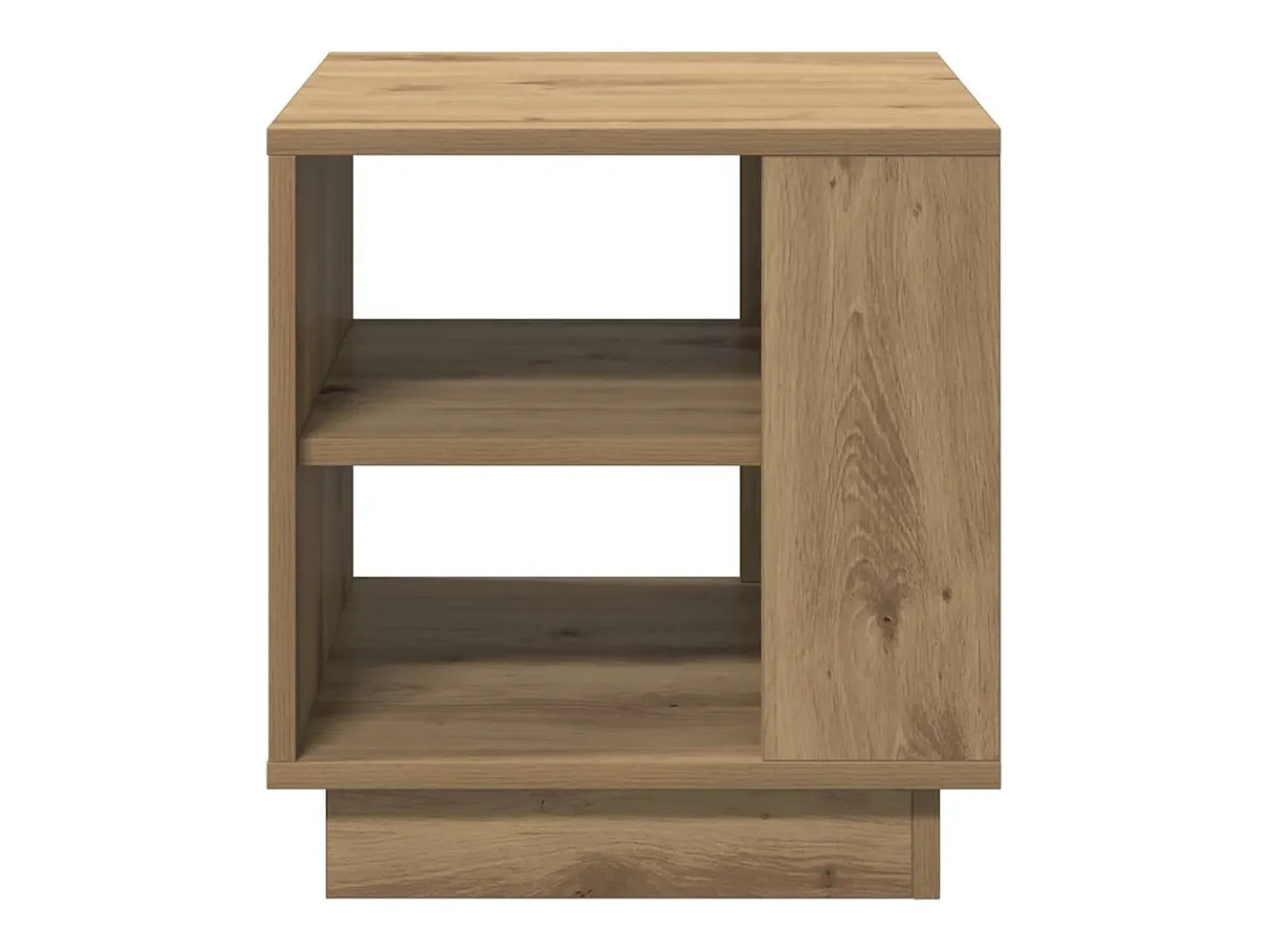 Mesa de centro madera de ingeniería roble artisan 40x40x43 cm
