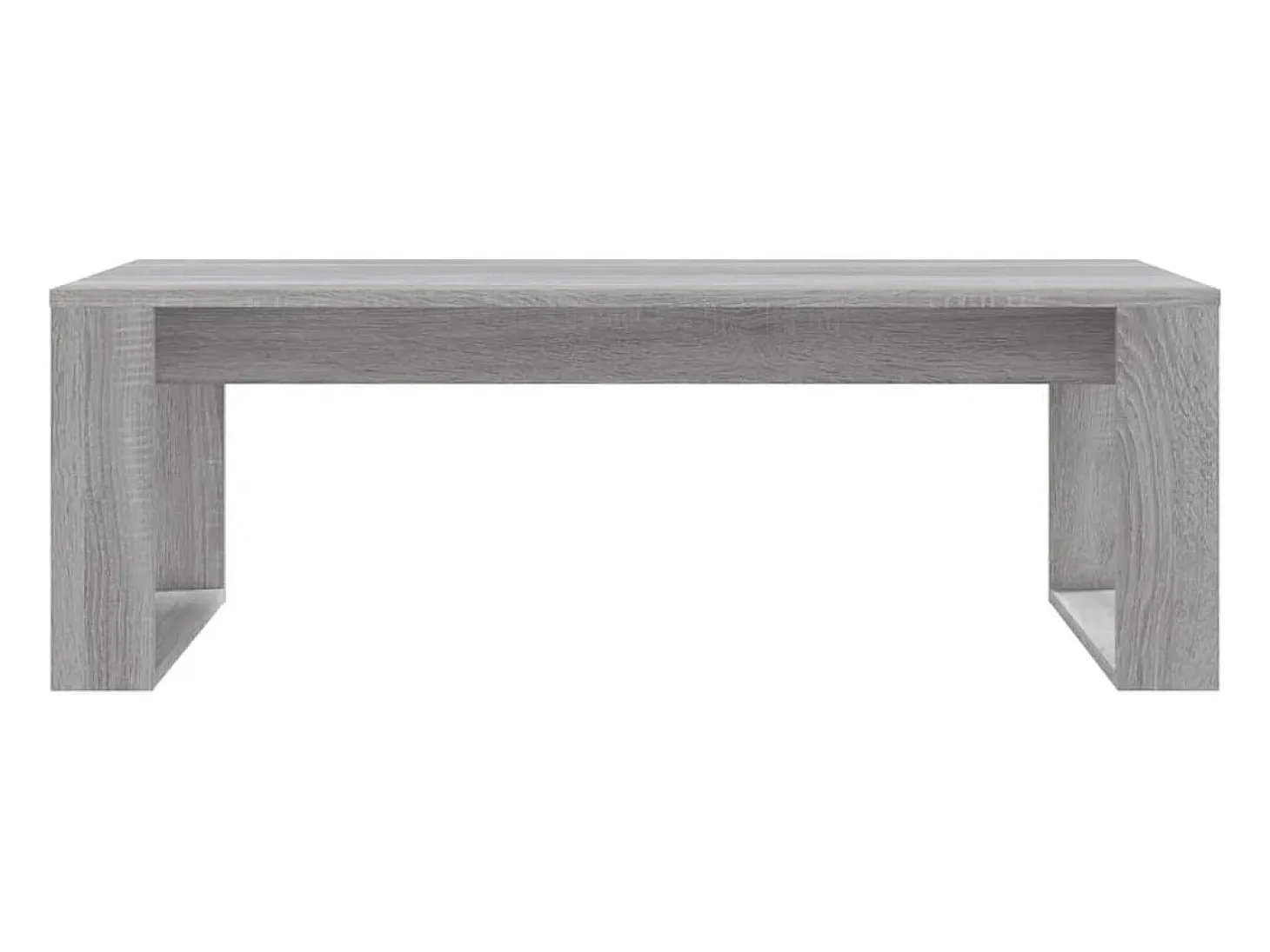 Mesa de centro madera de ingeniería gris Sonoma 102x50x35 cm