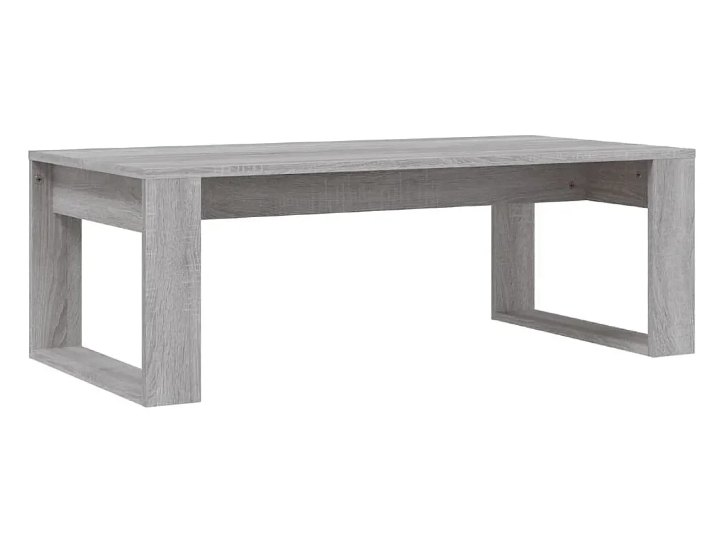 Mesa de centro madera de ingeniería gris Sonoma 102x50x35 cm