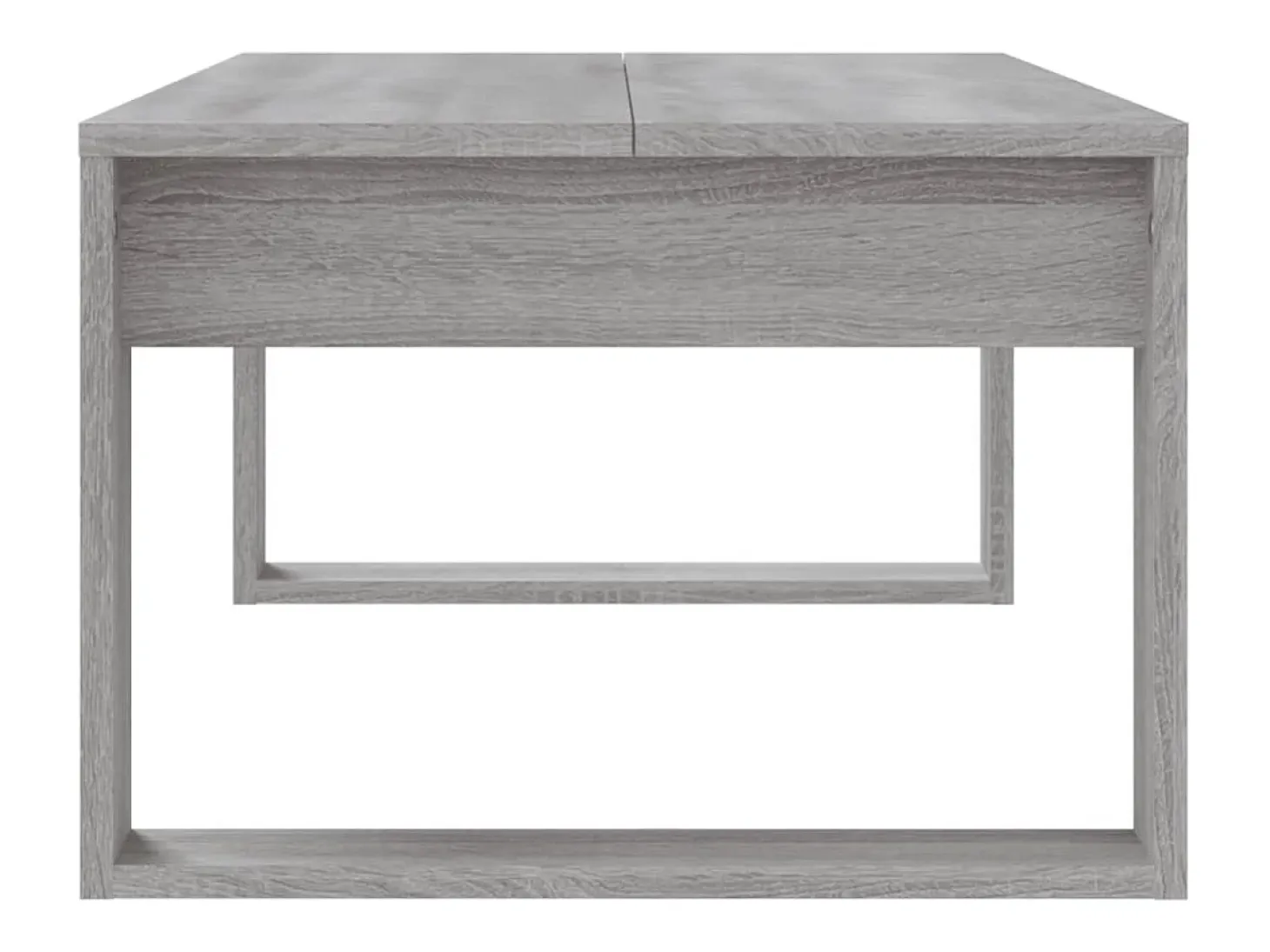 Mesa de centro madera de ingeniería gris Sonoma 102x50x35 cm