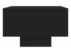 Mesa de centro madera de ingeniería negro 100x49,5x31 cm