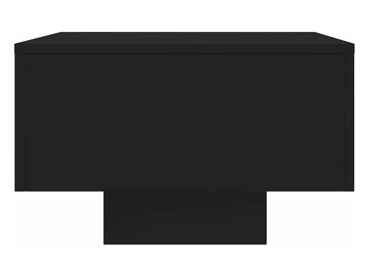 Mesa de centro madera de ingeniería negro 100x49,5x31 cm