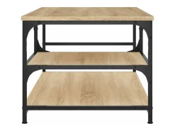 Mesa de centro madera de ingeniería roble Sonoma 90x49x40 cm