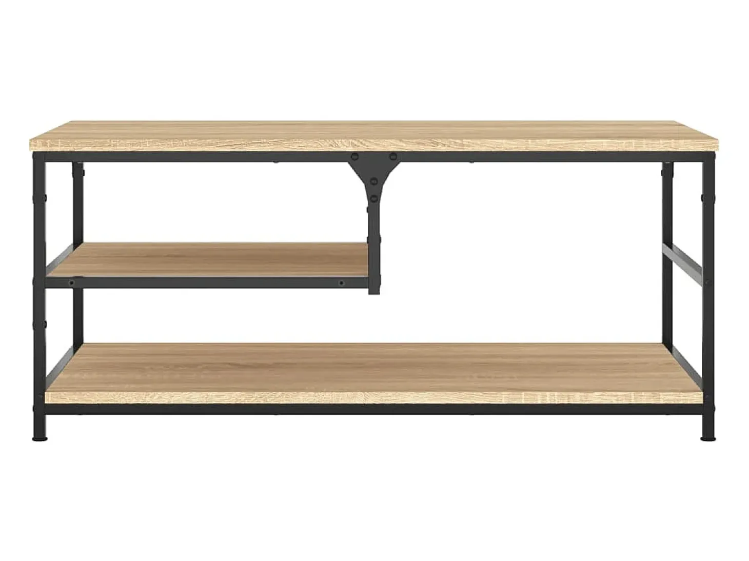 Mesa de centro madera de ingeniería roble Sonoma 90x49x40 cm