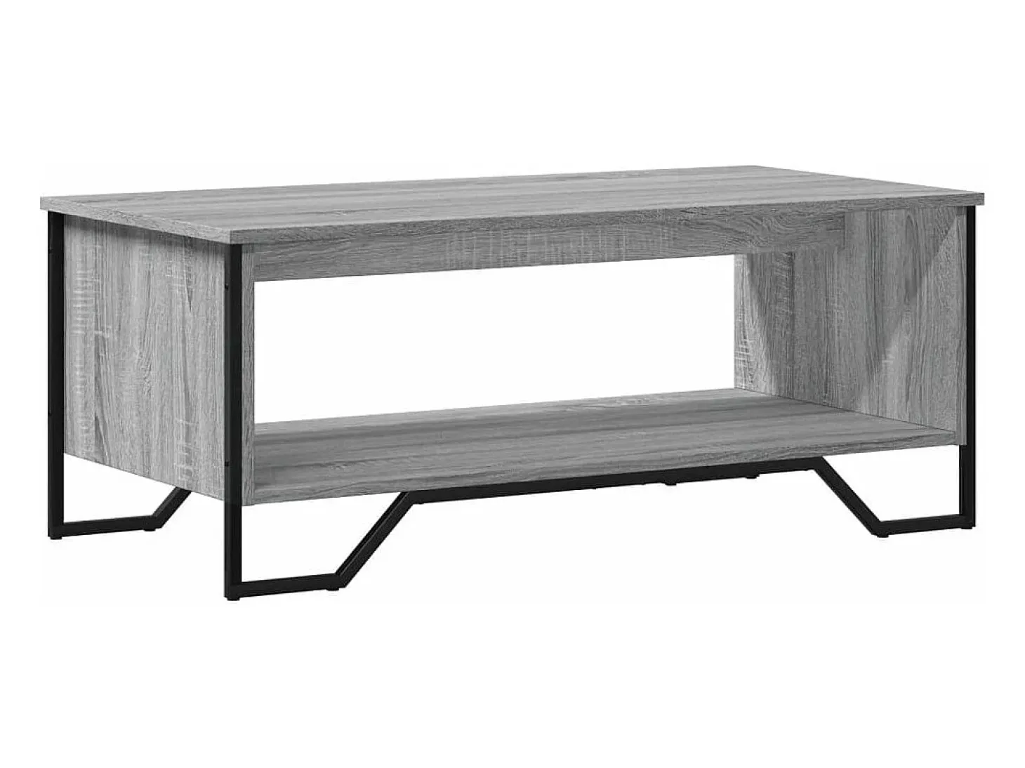 Mesa de centro madera de ingeniería gris Sonoma 100x51x40 cm