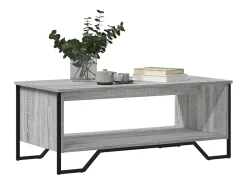 Mesa de centro madera de ingeniería gris Sonoma 100x51x40 cm