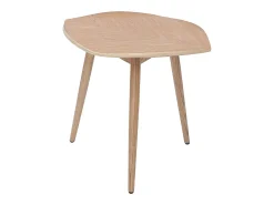 Mesa de centro madera en forma de hoja L60 cm PHYLL