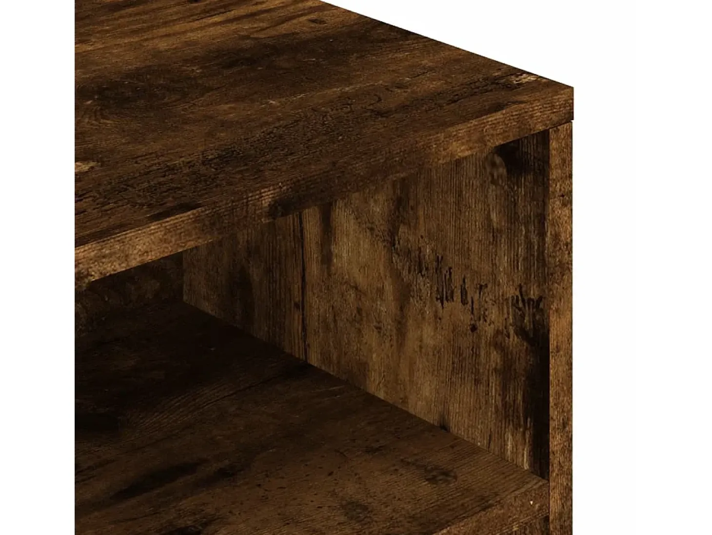 Mesa de centro madera ingeniería roble ahumado 90x55x42,5 cm