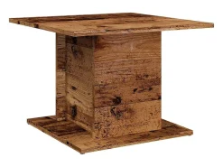 Mesa de centro madera ingeniería envejecida 55,5x55,5x40 cm