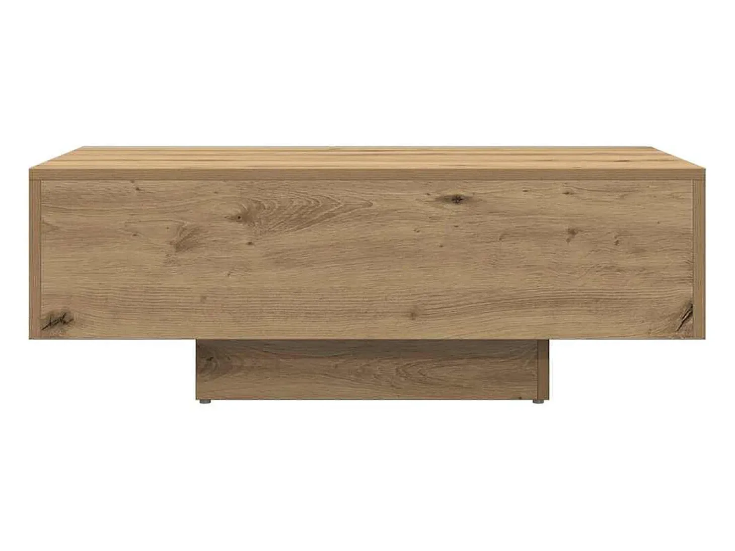 Mesa de centro madera ingeniería roble artisan 85x55x31 cm