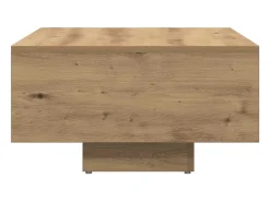 Mesa de centro madera ingeniería roble artisan 85x55x31 cm