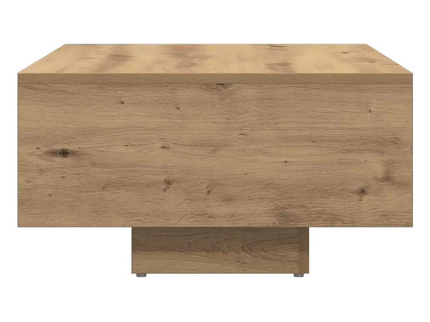 Mesa de centro madera ingeniería roble artisan 85x55x31 cm