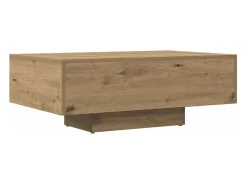 Mesa de centro madera ingeniería roble artisan 85x55x31 cm