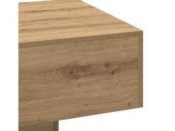 Mesa de centro madera ingeniería roble artisan 85x55x31 cm