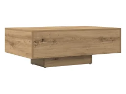 Mesa de centro madera ingeniería roble artisan 85x55x31 cm