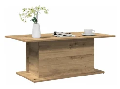 Mesa de centro madera ingeniería roble artisan 102x55,5x40 cm