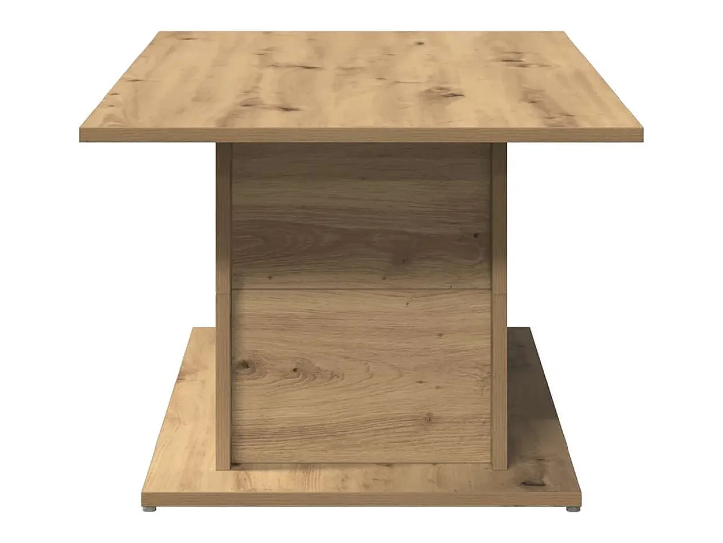 Mesa de centro madera ingeniería roble artisan 102x55,5x40 cm
