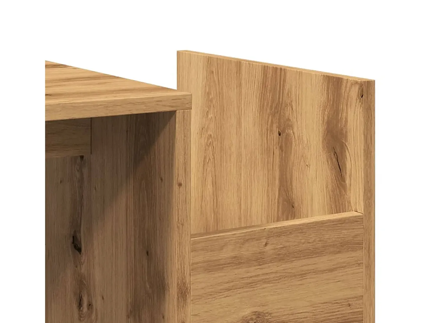 Mesa de centro madera ingeniería roble artisian 90x45x35 cm