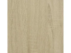 Mesa de centro madera ingeniería metal roble Sonoma 100x50x35cm