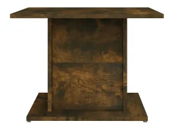 Mesa de centro madera ingeniería roble ahumado 55,5x55,5x40 cm