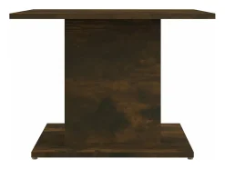 Mesa de centro madera ingeniería roble ahumado 55,5x55,5x40 cm