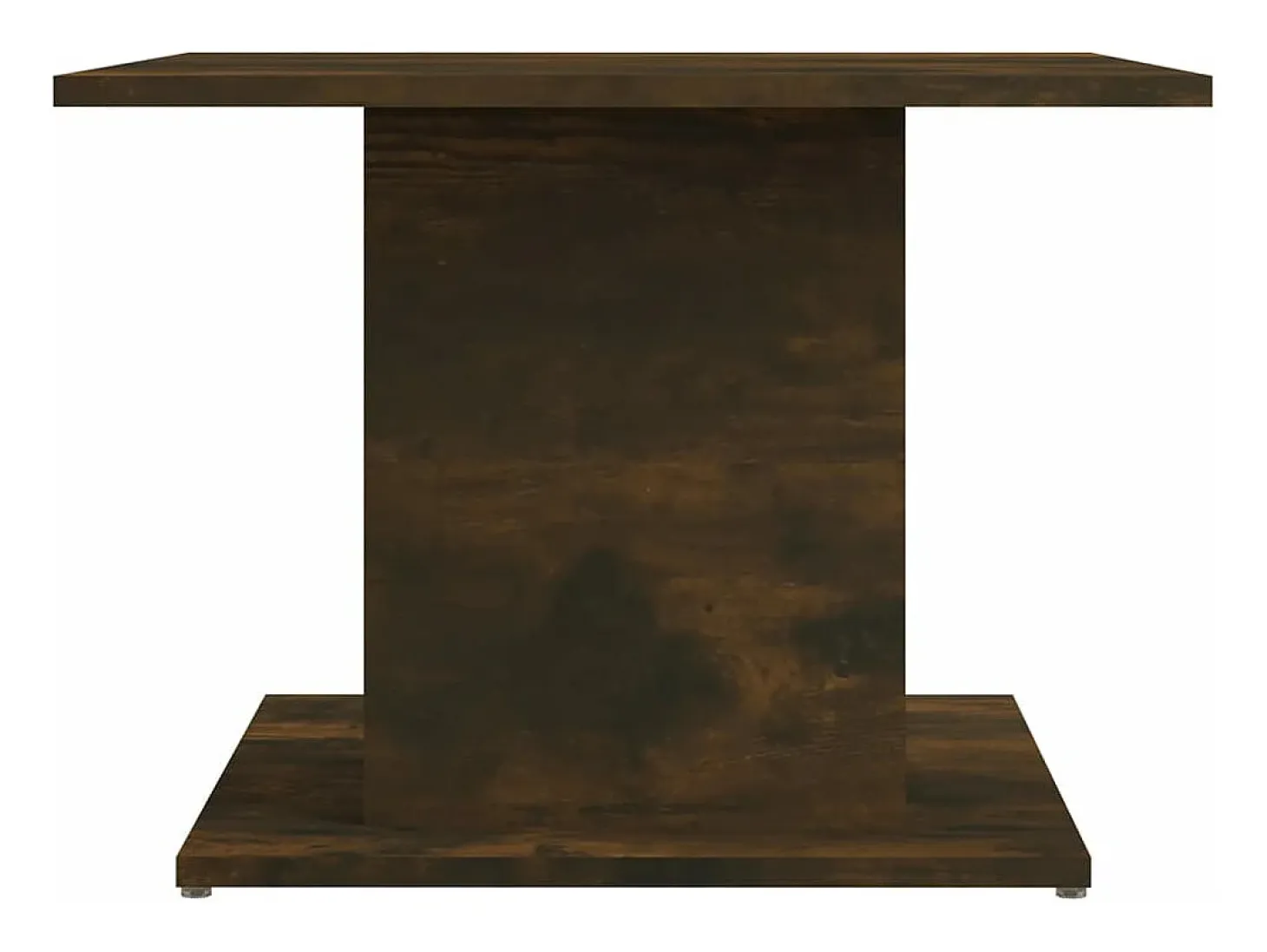 Mesa de centro madera ingeniería roble ahumado 55,5x55,5x40 cm