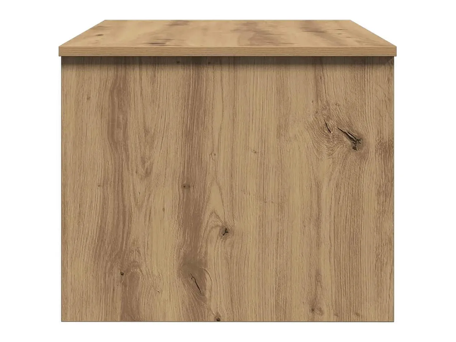Mesa de centro madera ingeniería roble artisan 80x50,5x41,5 cm