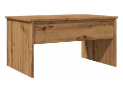 Mesa de centro madera ingeniería roble artisan 80x50,5x41,5 cm