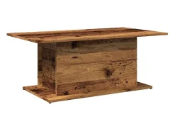 Mesa de centro madera ingeniería envejecida 102x55,5x40 cm