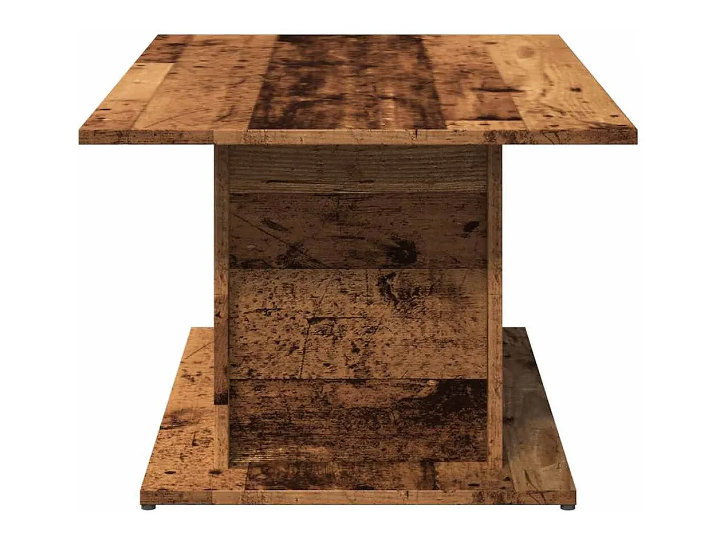 Mesa de centro madera ingeniería envejecida 102x55,5x40 cm