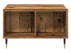 Mesa de centro madera ingeniería madera envejecida 60x50x36,5cm