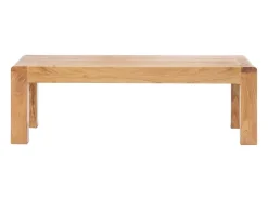 Mesa de centro madera maciza acacia acabado miel 110x60x35 cm