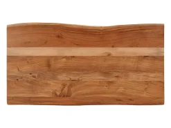 Mesa de centro madera maciza acacia 110x55x40 cm
