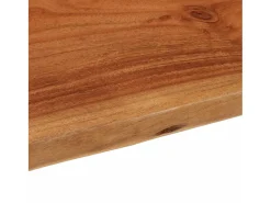 Mesa de centro madera maciza acacia 110x55x40 cm