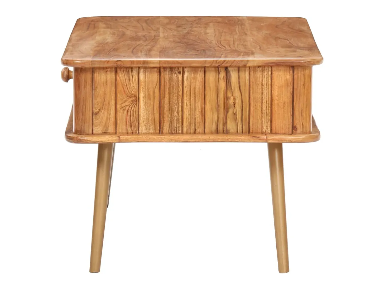 Mesa de centro madera maciza de acacia 100x50x40 cm