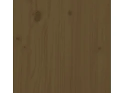 Mesa de centro madera maciza de pino marrón miel 87x48x35 cm