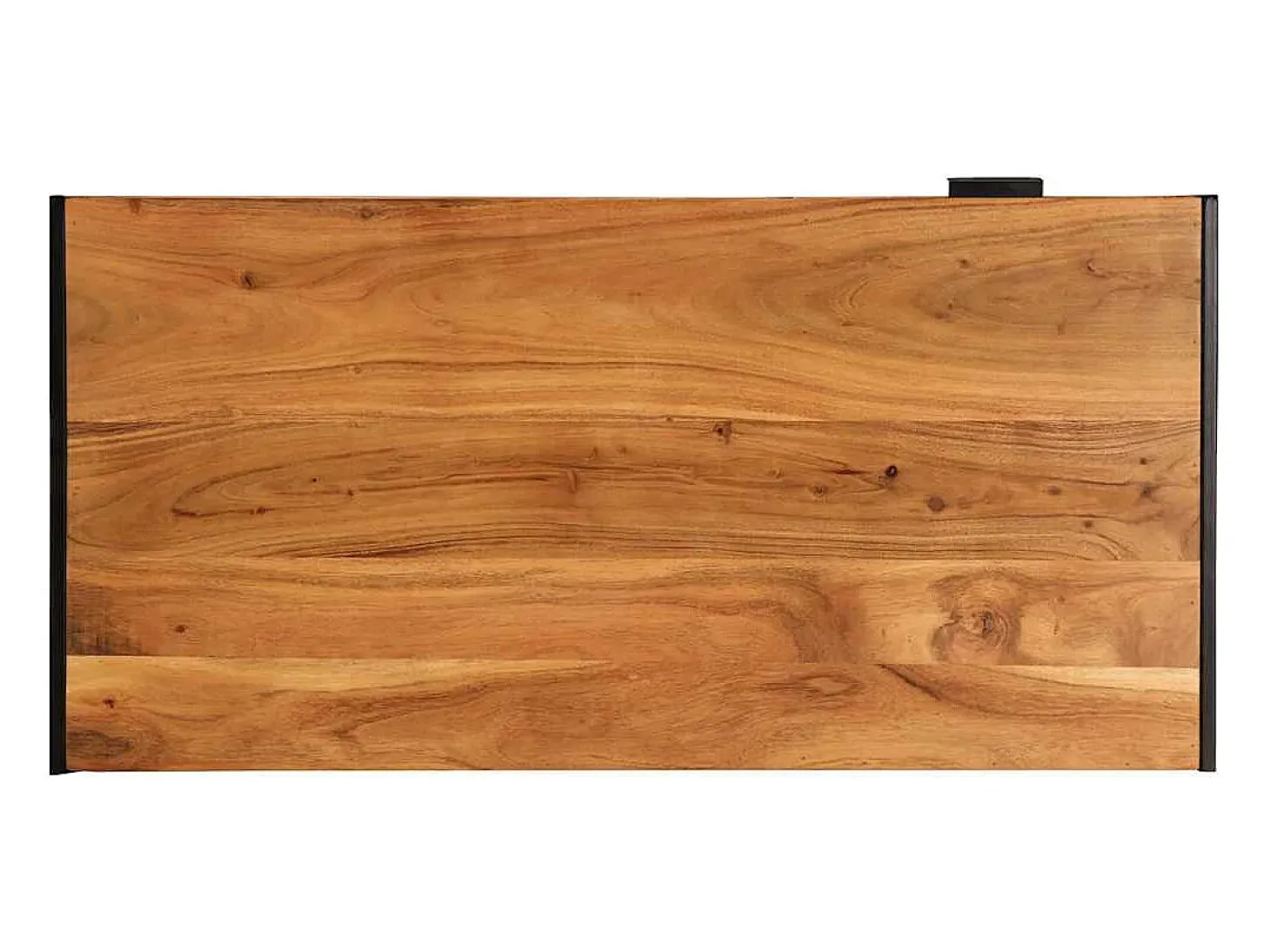 Mesa de centro madera maciza acacia 110x55x40 cm