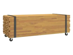 Mesa de centro madera maciza de teca 110x45x35 cm