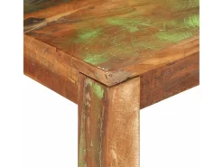 Mesa de centro madera maciza reciclada 100x55x40 cm