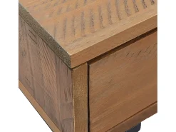 Mesa de centro madera maciza pino reciclada 90x50x35 cm