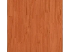 Mesa de centro madera maciza de pino marrón cera 45x45x40 cm