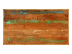Mesa de centro madera maciza reciclada 100x55x45 cm