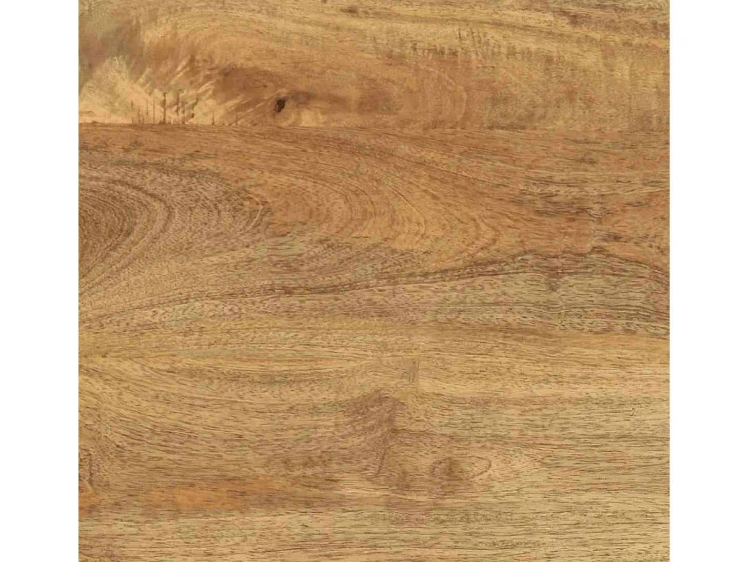 Mesa de centro madera maciza de mango marrón 80x54x40 cm