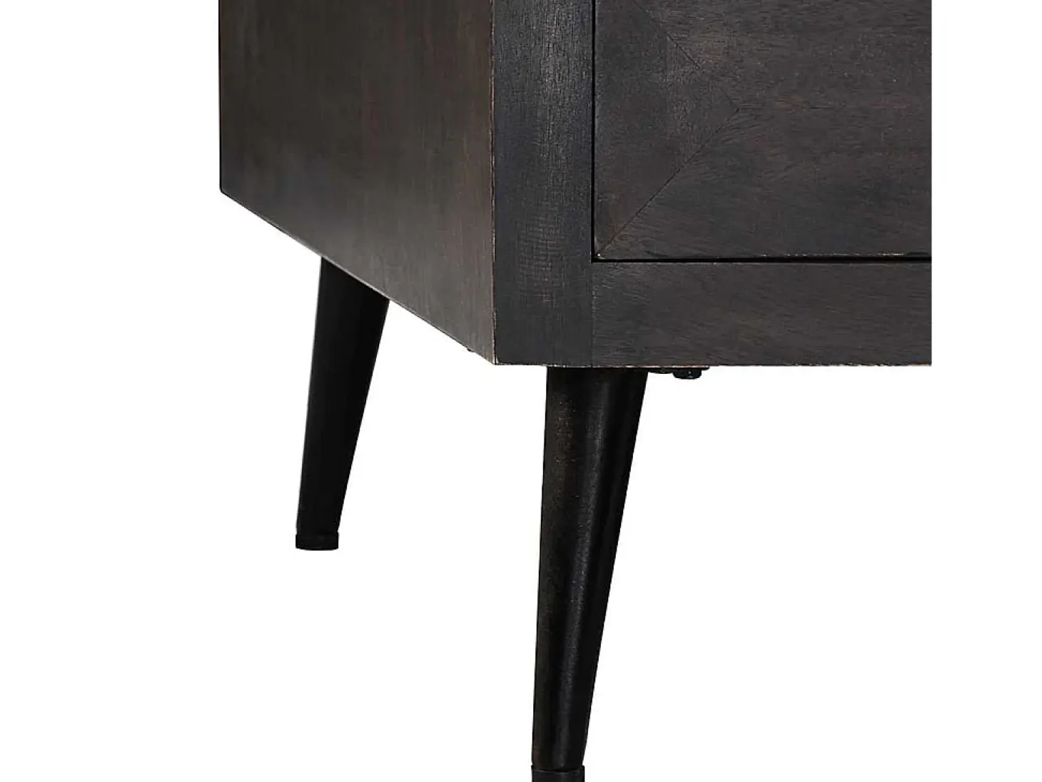 Mesa de centro madera maciza de mango 100x60x35 cm