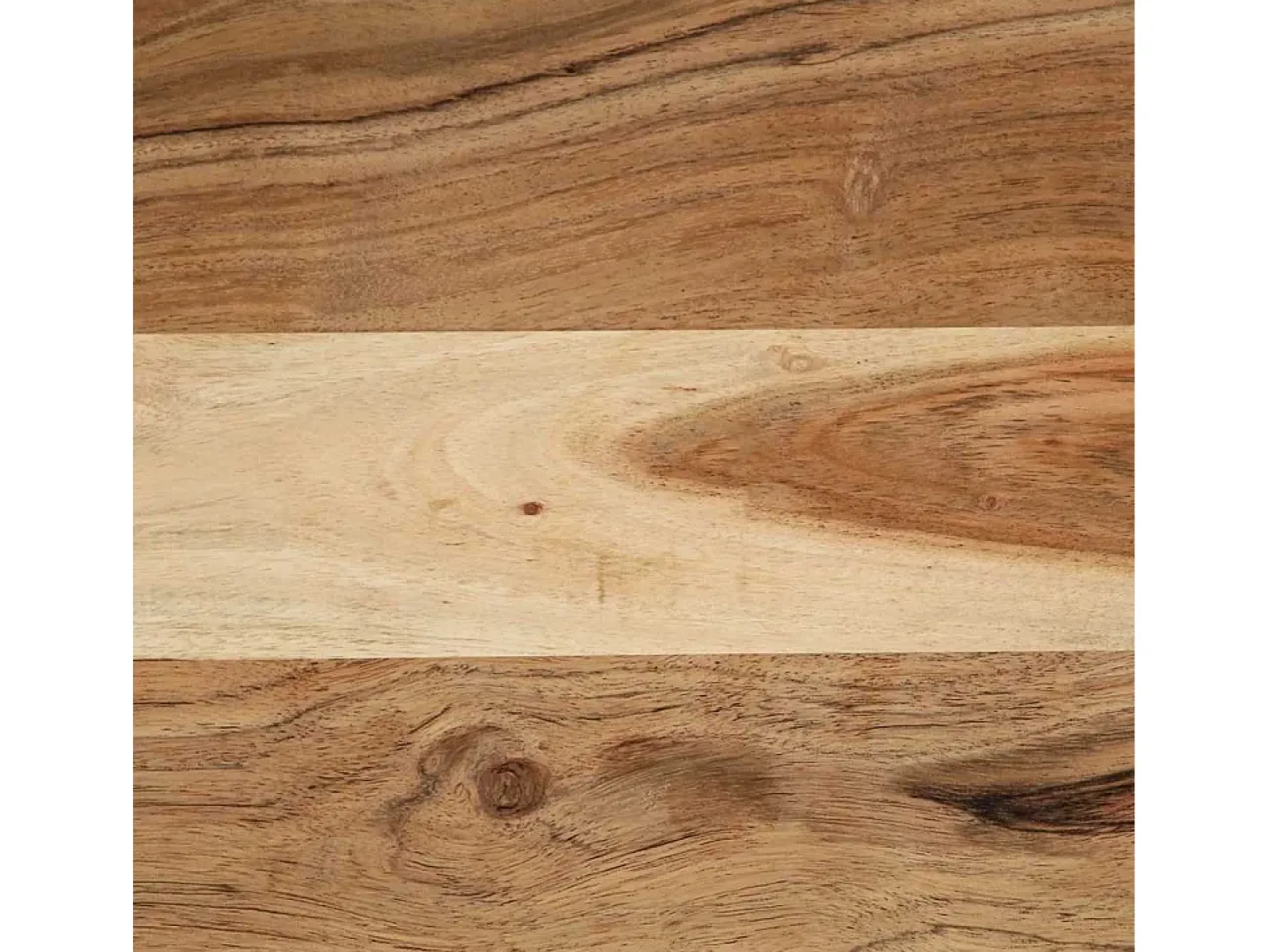 Mesa de centro madera maciza de acacia 50x50x38 cm