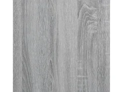 Mesa de centro madera y metal gris Sonoma 60,5x60,5x30 cm