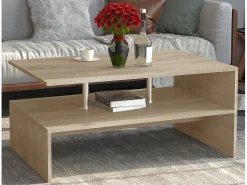 Mesa de centro MalisoL decoración roble.