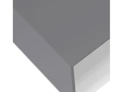 Mesa de centro MalisoM antracita, blanco.