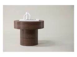 Mesa de centro Malung, mesa auxiliar marrón.