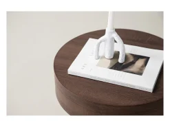 Mesa de centro Malung, mesa auxiliar marrón.